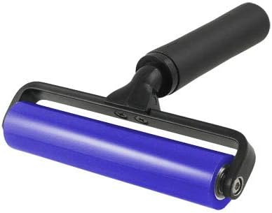 Aexit Black Plastic Handle Blue Anti Static debris Removal Silicone Sticky Roller 6" (724d640197b61eba13bc105cd8531443)