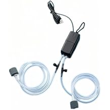 Aquarium Fish Tank Air Pump, USB Fish Tank Air Pump Quiet with Hanging Clasp, Small Portable Aquarium Oxygen Aerator Includes Airline Tubing and Stone