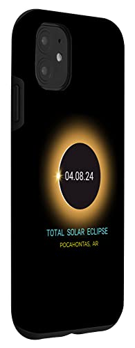 Iphone 11 Pocahontas Ar Total Solar Eclipse 04/08/24 Arkansas Souvenir Case #TOP2