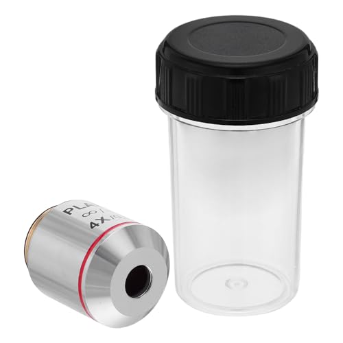 Objectif microscope biologique 4X avec lentille claire anti distorsion