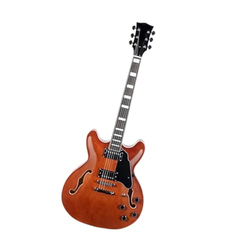 Guitare électrique débutant marron avec manche en érable facile à accorder