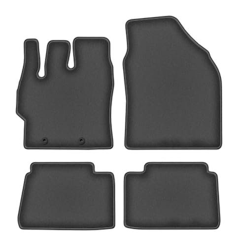 Tapis de sol velours anti-dérapant pour Mazda 2 Hybrid 4 pièces