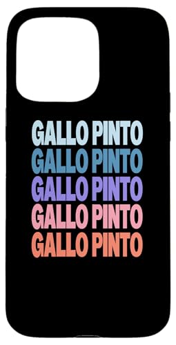 Funny Modern Repeated Text Design Gallo Pinto �X�}�z�P�[�X iPhone 15 Pro Max �p