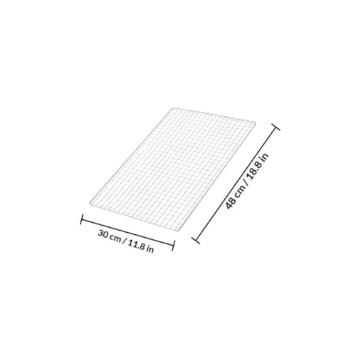 Tapis de barbecue en acier inoxydable réutilisable et antiadhésif 2pc - 3