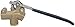 Happy Tree Brass Wand Angle Valve 1200 PSI 1/4"NPT Self-Closing Control Replacement Valve for Carpet Cleaning and Upholstery Cleaning with Trigger Lever Truckmount or Portable Extractor