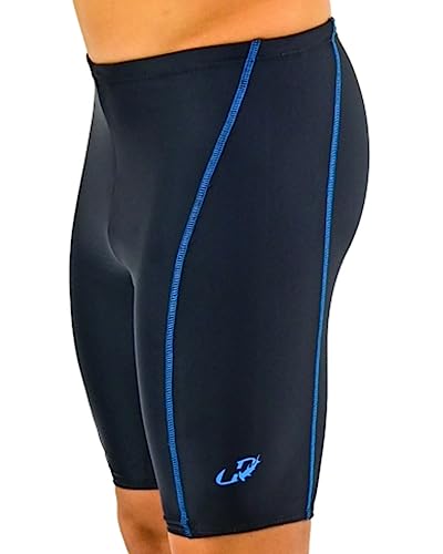Bermuda para Natação Xtra Life Com Pespontado, Hammerhead, Masculina, Grafite/Azul Flúor, G