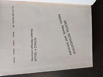 Paperback Mental Retardation: Nature, Needs, and Advocacy Book