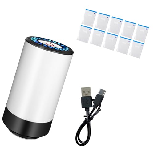 Dcaknri Ventilador de vacío eléctrico de Radio para conservación de Alimentos, Esquema Compacto, Transporte para Uso doméstico Diario, conservación