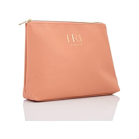 TriPollar Luxury Cosmetics Bag with Gold Zipper Cover