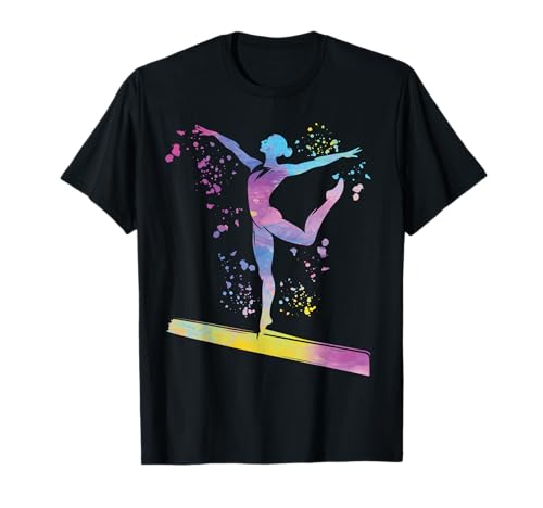 Gymnaste sur poutre d'équilibre pour filles et enfants T-Shirt