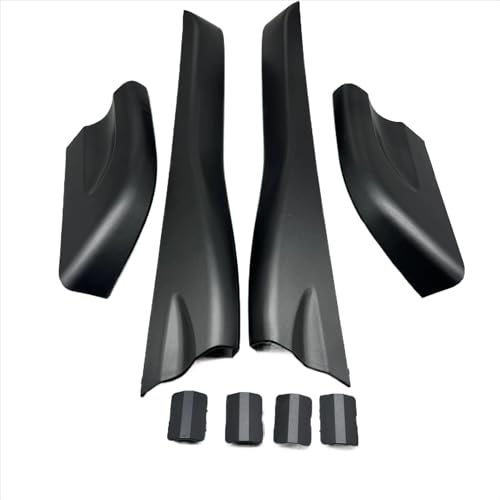 Barres de toit noires pour Hyundai Tucson 2004-2008 avec protection des rails