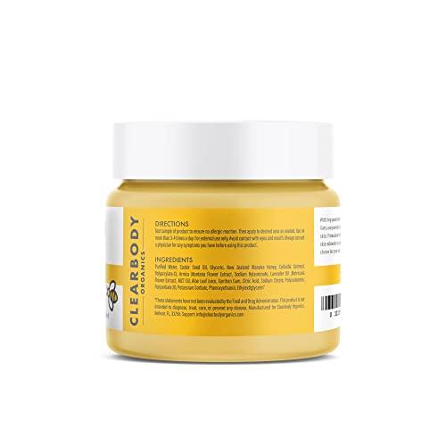 Manuka Relief Cream For Eczema Psoriasis Shingles Prone, Dry Skin- Colloidal Oatmeal & Manuka Honey- Clean, Soothing Ointment For Kids, Adults, Baby- Plant Based Formula Treatment, Eczema Cream #TOP2