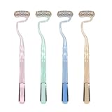 Spazzolino denti a forma S, spazzolini denti setole morbide verticali