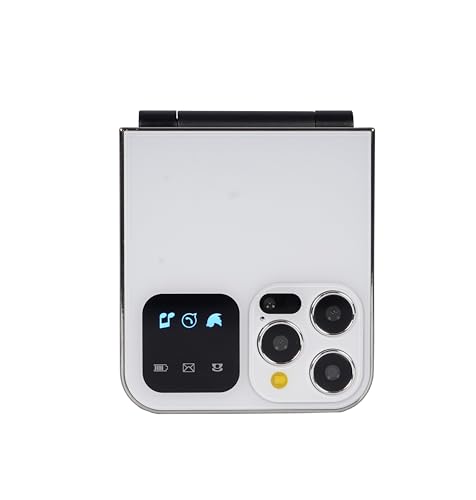 Image of Snexian Rock Z Flip Dual Sim |Keypad Mobile| with 2.4 inch Display |Flip|Fold| Call & SMS Indicator |Attractive Back Panel|BT Dialer|Voice Changer |Long Lasting Battery|Camera|Feature Phone|Silver