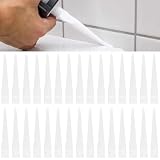 30 Pcs Cartouche Douilles, Embouts de Cartouche, Buse pour Silicone, Buse de Cartouche, Buse de Pistolet à Calfeutrer, Applicateur de Buses en Silicone pour Mastic Adhésif et Pistolet à Calfeutrer