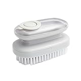 Scrub Brush Comfort Grip, Household Cleaning Brush with Soap Dispenser, Multifunctional Hydraulic Cleaning, Laundry for Bathroom Shower Sink Carpet Floor