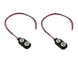 Conector de Pila 9V con Cable (2 Unidades)