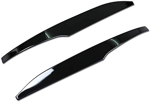 【Famous car】「トヨタ 新型 ハリアー に対応(For Harrier)80系 2020年~ 」ドアミラー サイドミラー バックミラー モール ガーニッシュ 社外品 (ブラック)