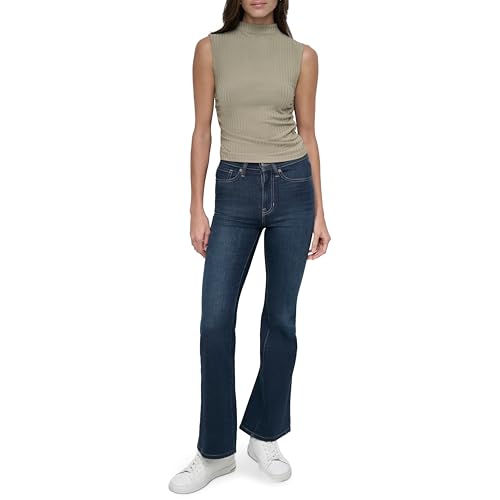 Image of DKNY Women's Ruched Versatile Trendy Everyday Top