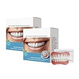 Denture Set, Daily Improvement of Smile Beauty, Denture Lining Kit for Men and Women(2pcs)