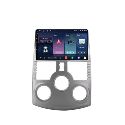 Navegación de video para coche con Bluetooth manos libres y Mirror Link de 64G