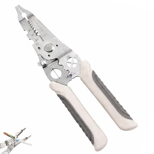Image of Signamio Multi-Functional Wire Cutter and Stripper Plier Tool - Essential Electrical Tools for Electrician Use, Durable and Precision Engineered for Professional and DIY Projects