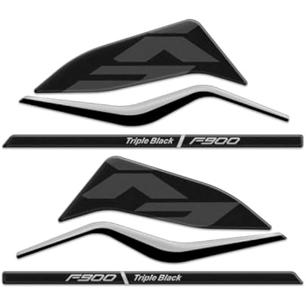3D-наклейки из смолы для ручек от Graphishop, совместимые с BMW F 900 XR 2024–2025, защита от ударов и царапин, мотоциклетные аксессуары, произведенные в Италии, APA-F900XR-25 (тройная)
