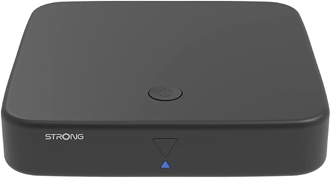 STRONG SRT420 Hybrid Streaming Box Android TV + TNT, 4K, HDR, Dolby® Digital and Dolby® Digital Plus, Chromecast, Voice Assistant Google, Netflix, Disney+, Prime, WiFi, Ethernet, Bluetooth