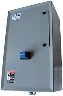 IEC Magnetic Motor Starter Control, 40 AMP, 110-120 Volt, Adjustable Overload Relay 24-40 AMPS, ECX09J1AAA-P (MANUAL RESET)
