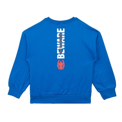 Sweat à capuche Spider-Man Marvel en coton premium bleu