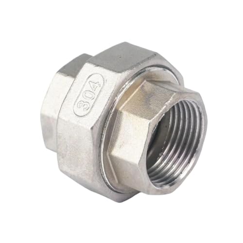 Conector recto hembra de acero inoxidable 304 de rosca BSP para tubería 4