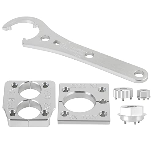 Image of MAD HORNETS Float Shock Rebuild Tool Kit Wrench+Vise Clamp+Shock Clamp+Bearing Housing Driver+4 pin Sockets For Fox X2 2021