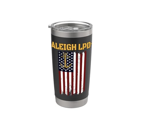 USS Raleigh LPD-1 Amphibious Transport Docks Veterans Day Stainless Steel Insulated Tumbler