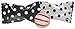 Polka Dot Buttermints 100ct - After Dinner Mints Individually Wrapped - Soft & Savory (Black and White)