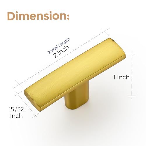 Image of Ravinte 30 Pack Cabinet Handles Brushed Brass Cabinet Pulls Kitchen Cabinet Handles,Curved Drawer Pulls in 1-3 /4 Inch Length with Single Hole Arch Kitchen Cabinet Hardware