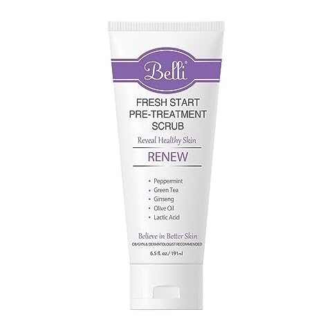 Belli Skincare Fresh Start Pre-Treatment Scrub - Face Cleanser - Skin Scrub - Natural Facial Scrub - Organic Face Wash - Facial Care - (6.5 Ounce) Cover