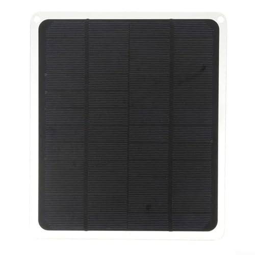 Startbuymore Monocrystalline Solar Charger 6W Panel, 12V Rechargeable Battery, For Outdoor Work, Travel, Or Camping Training Vehicles,Waterproof, For PET And Monocrystalline Silicon