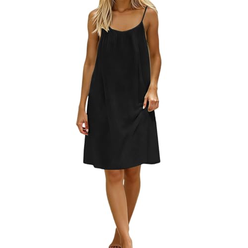 Robe sans manches dos nu coupe ample style maxi jeté de maison