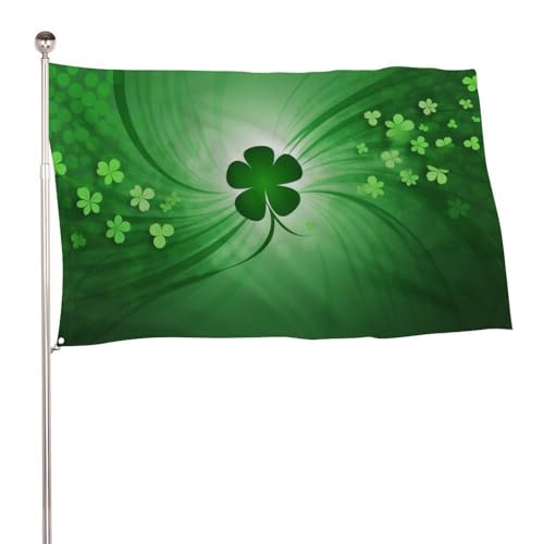 Drapeaux de jardin Happy St Patrick's Day pour habiller une grande clôture sans risque de déchirure