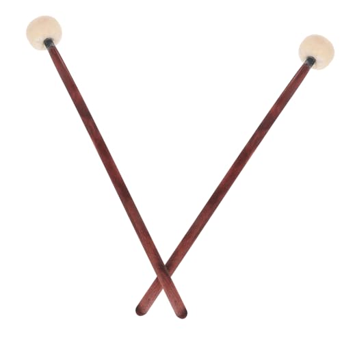 Abaodam 2 piezas de baquetas de fieltro para principiantes y profesionales con agarre cómodo para percusión, práctica y presentación miniatura 1