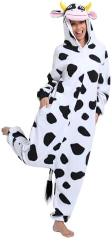 LBJR Tier Onesie Erwachsene Schlafanzug Fasching Karneval Halloween Pyjama