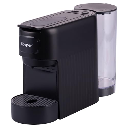 Kooper - Cafetera de cápsulas negras (1350 W)