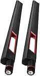 Superbat Dual Band 2.4GHz 5GHz 5.8GHz 8dBi High Gain Omni-Directional SMA Male Antenna (2-Pack) for WiFi Router USB Adapter Wi-Fi Extender IP Security Camera PCI-E WiFi Card Signal Booster Hotspot