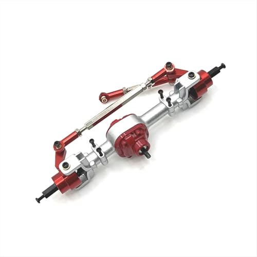 RC�J�[�A�N�X���Z�b�g For MN MN82 LC79 MN78 1/12 RC�J�[ ���^���t�����g����у��A�A�N�X���A�Z���u�� �A�b�v�O���[�h�p�[�c�A�N�Z�T���[(Red,Front Axle)