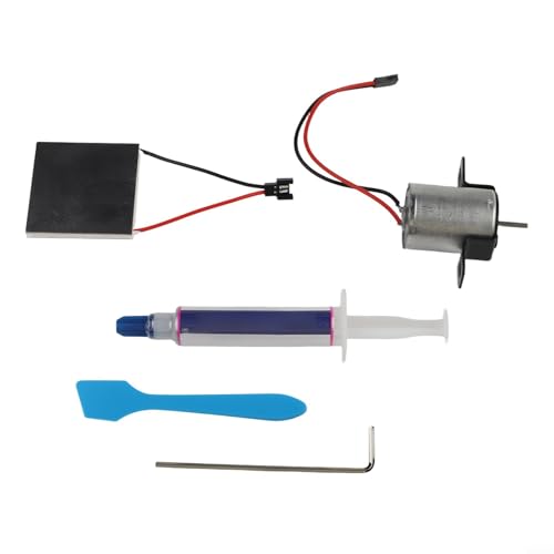 Kit de motor de generador termoeléctrico para reparación de ventiladores de chimenea de estufa de leña, aleación de aluminio, pieza de repuesto silenciosa de alta temperatura con bobina de latón