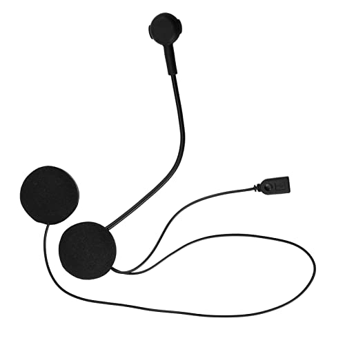 Rcniso Auriculares Inalámbricos Bluetooth Estéreo HiFi para Casco de Motocicleta Sonido Claro Llamadas Manos Libres 8 Horas de Duración de la Batería para Conductores