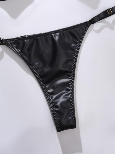 Image of Sexy Floral Embroidered Flower Mesh Underwire Push Up Lingerie Set