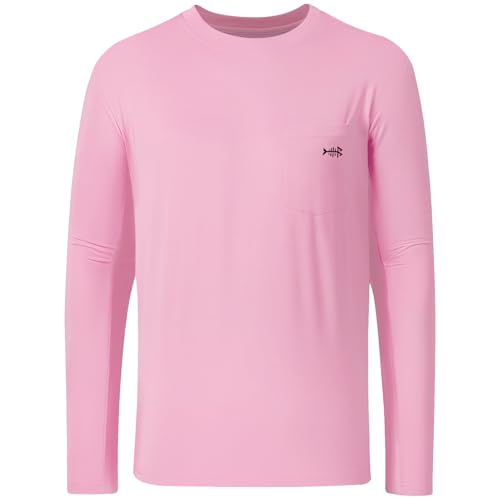 Image of BASSDASH Men's UPF 50+ Performance Long Sleeve T-Shirt UV Sun Protection Fishing Hiking Sports Shirts