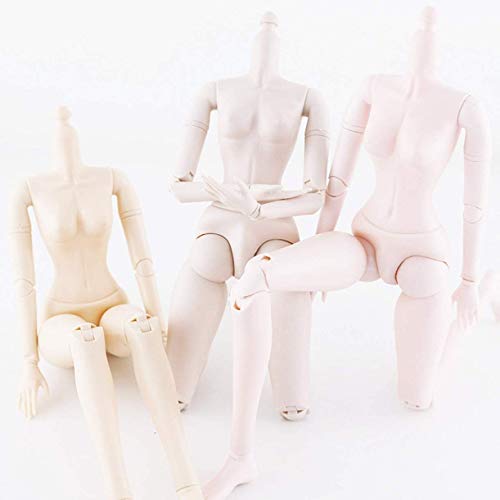 Zhongjiuyuan 3 Color Stylish Nude Doll Body Modern Ball Jointed Girl Dolls Model Toy Pvc Bust #TOP2