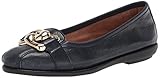 Flache Schlupfschuhe Aerosoles Damen Bristol Ballerinas, Marineblau (Leder), 39.5 EU